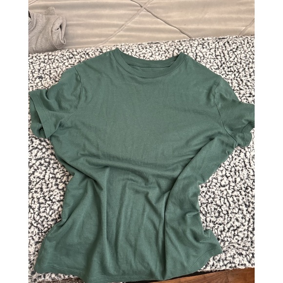 a new day emerald green soft lightweight mock neck tee - Picture 5 of 7